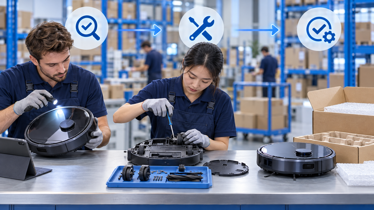 Product inspection and basic repairs