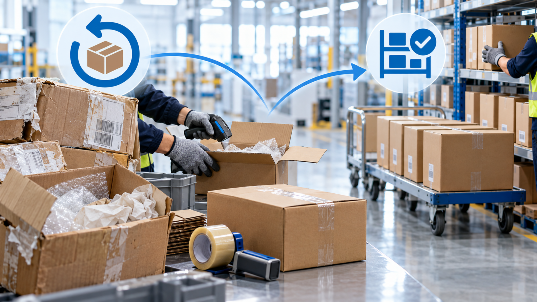 Returns handling and restocking service